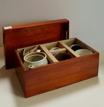 KANSAI YAMAMOTO STONEWARE TEA SET