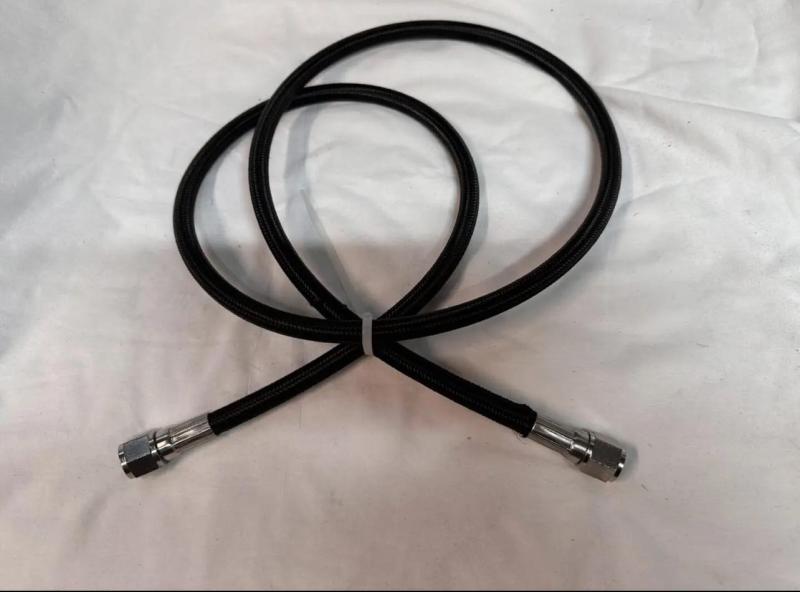 WAND BRAIDED HYDRAULIC HOSE [10”- 72″] – BLACK COLOR