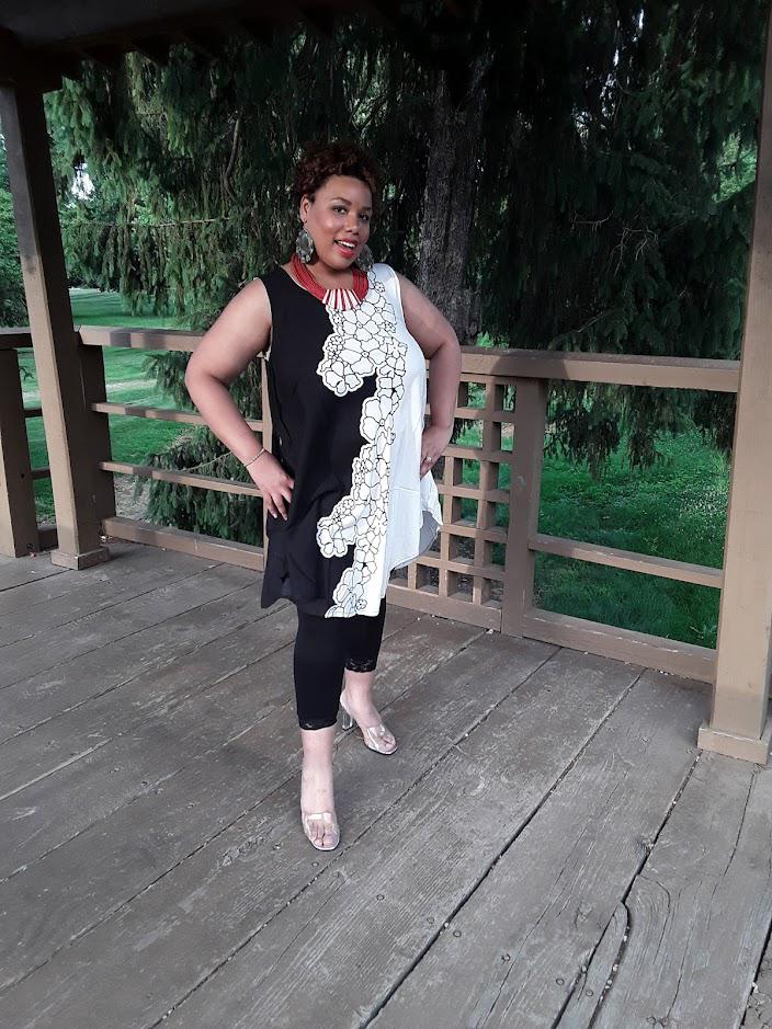 Floral Print Summer Umbrella Dress