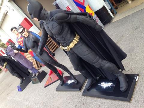 Life Size "Dark Knight Rises" Batman and Catwoman