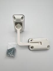 Ring Latch 90 Degree White