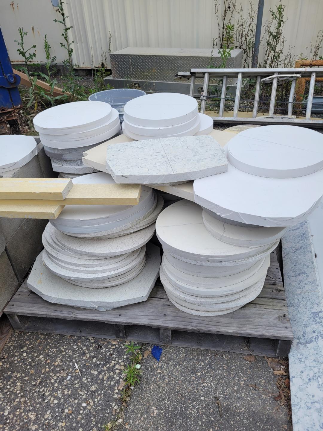 Oval Quartz or Granite stone