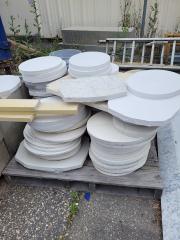 Oval Quartz or Granite stone