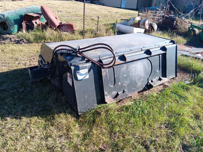 JCT 6' Skid Steer Sweeper - Lot # H1082