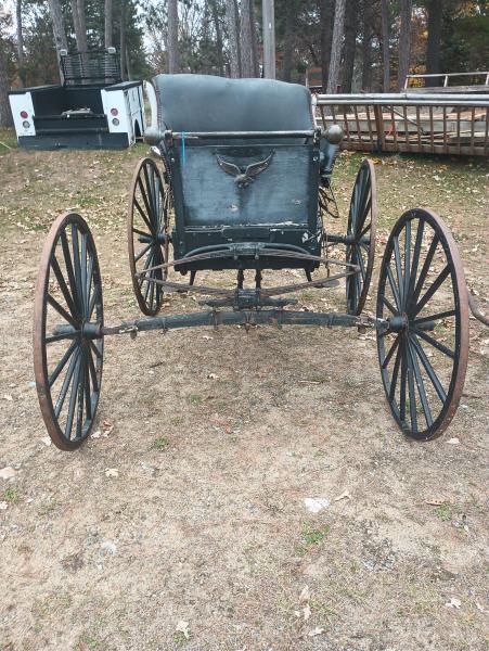 Antique Horsedrawn Drs Buggy with convertible top
