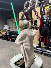 Life Size Yoda with Lightsaber