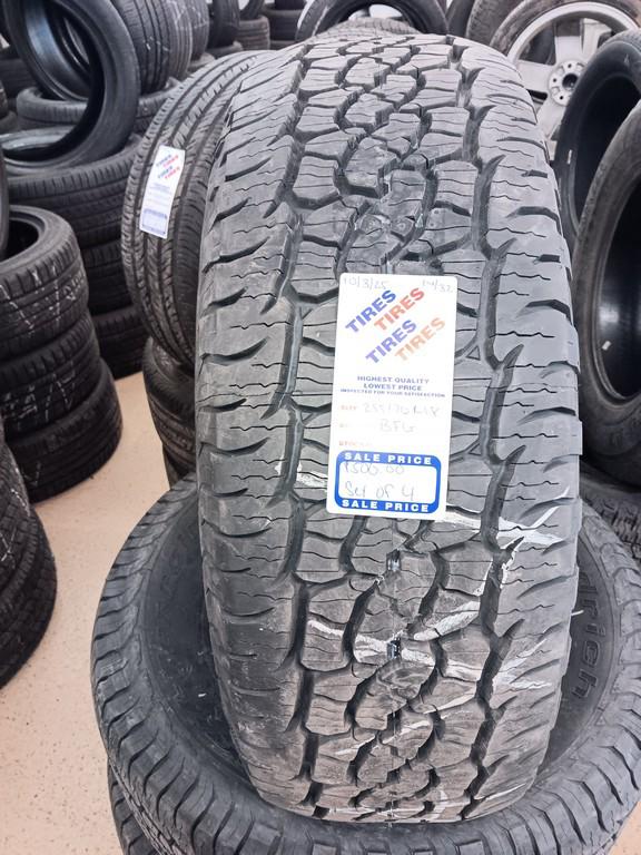 255/70R18 BFGoodrich Trail-Terrain T/A Tires Set of 4