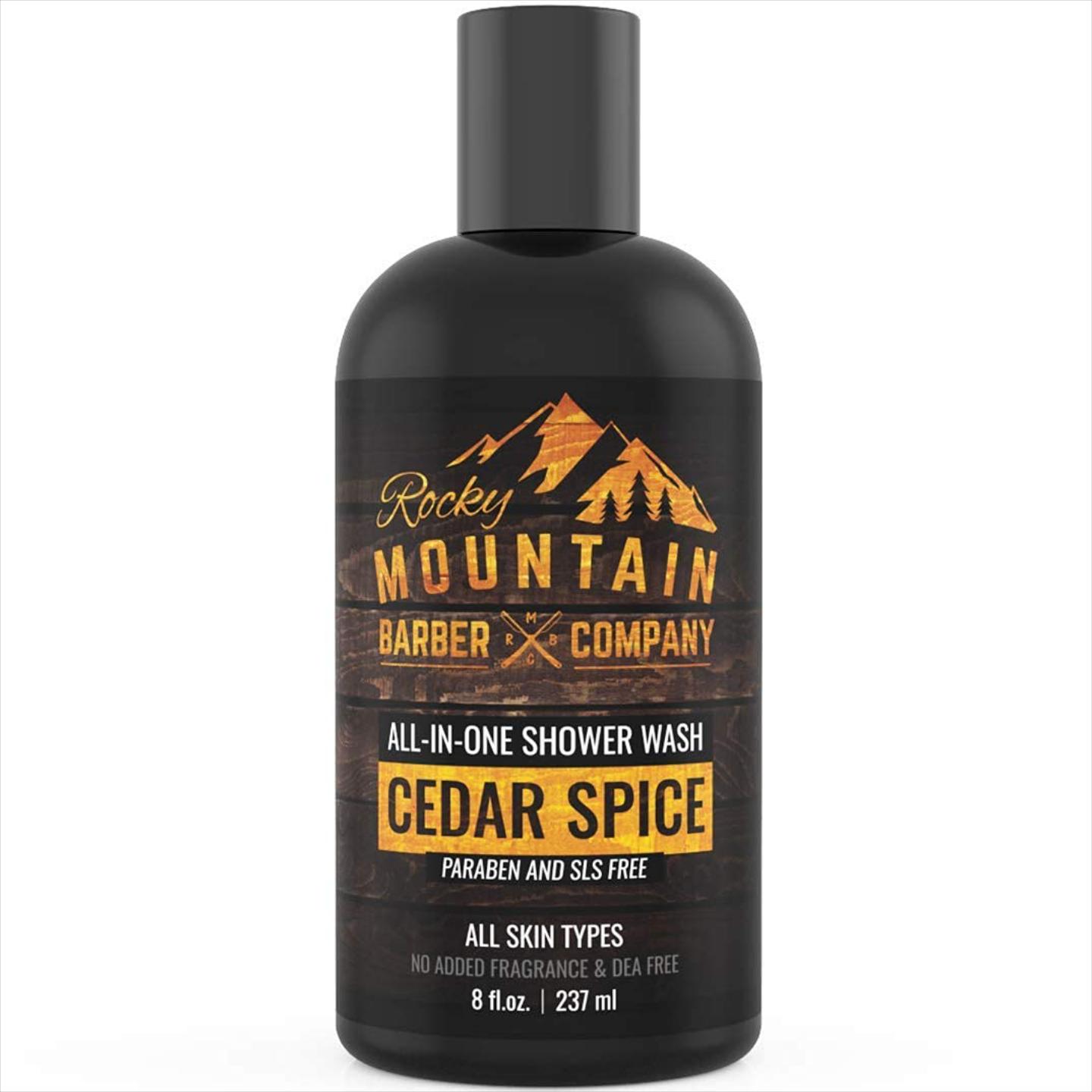 Rocky Mountain Barber Company Cedar Spice All-In-One Body Wash