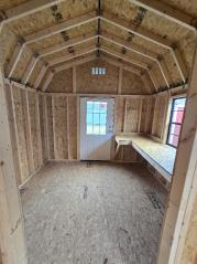 $1,018 OFF-10x24 BARN W/DIVIDER WALL, HOUSE DOORS, WORKBENCH & MORE $9,162 OR $362 DOWN & $362/MO - EVERYONE APPROVED!