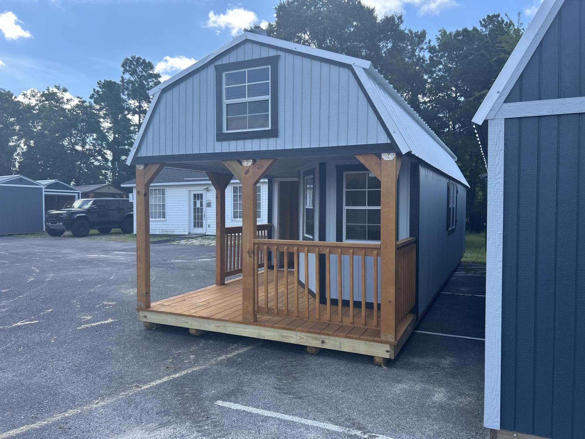 12x32 WRAPAROUND LOFTED BARN CABIN