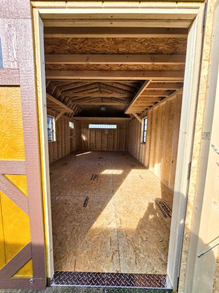 🔥SAVE $795 12x24 LOFTED BARN w/SIDE LOFTS - $9,144 or $361 DOWN & $361/MO - NO CREDIT CHECK - FREE DELIVERY & BLOCKS (50miles)