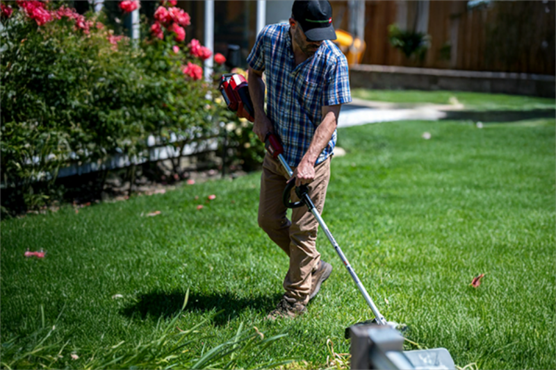 Weed Eating and Blowing
