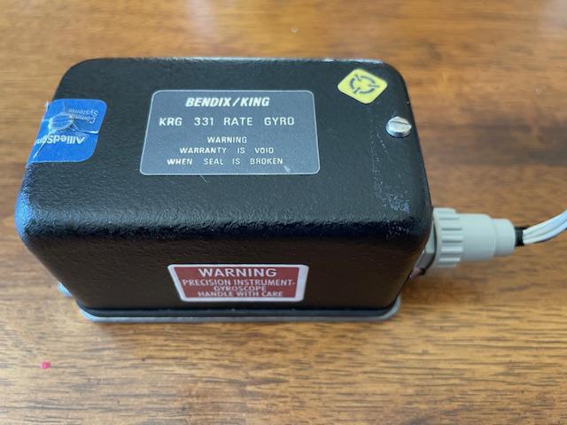 King KRG 331 Yaw Rate Gyro. Form 8130, Used.