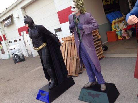 Life Size "Dark Knight" Batman and Joker