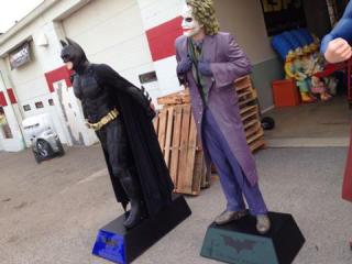 Life Size "Dark Knight" Batman and Joker