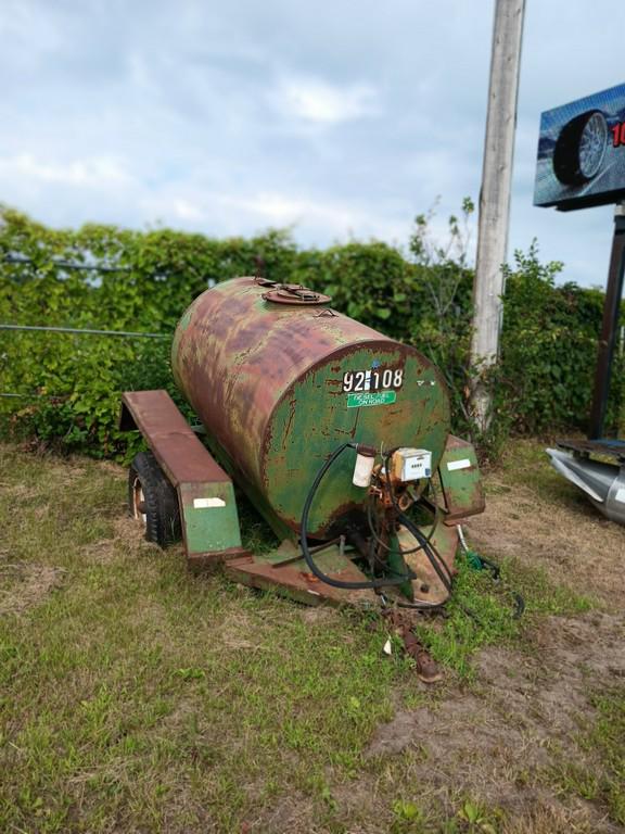 Fuel Tank/Pump on Wheels - Item # 39