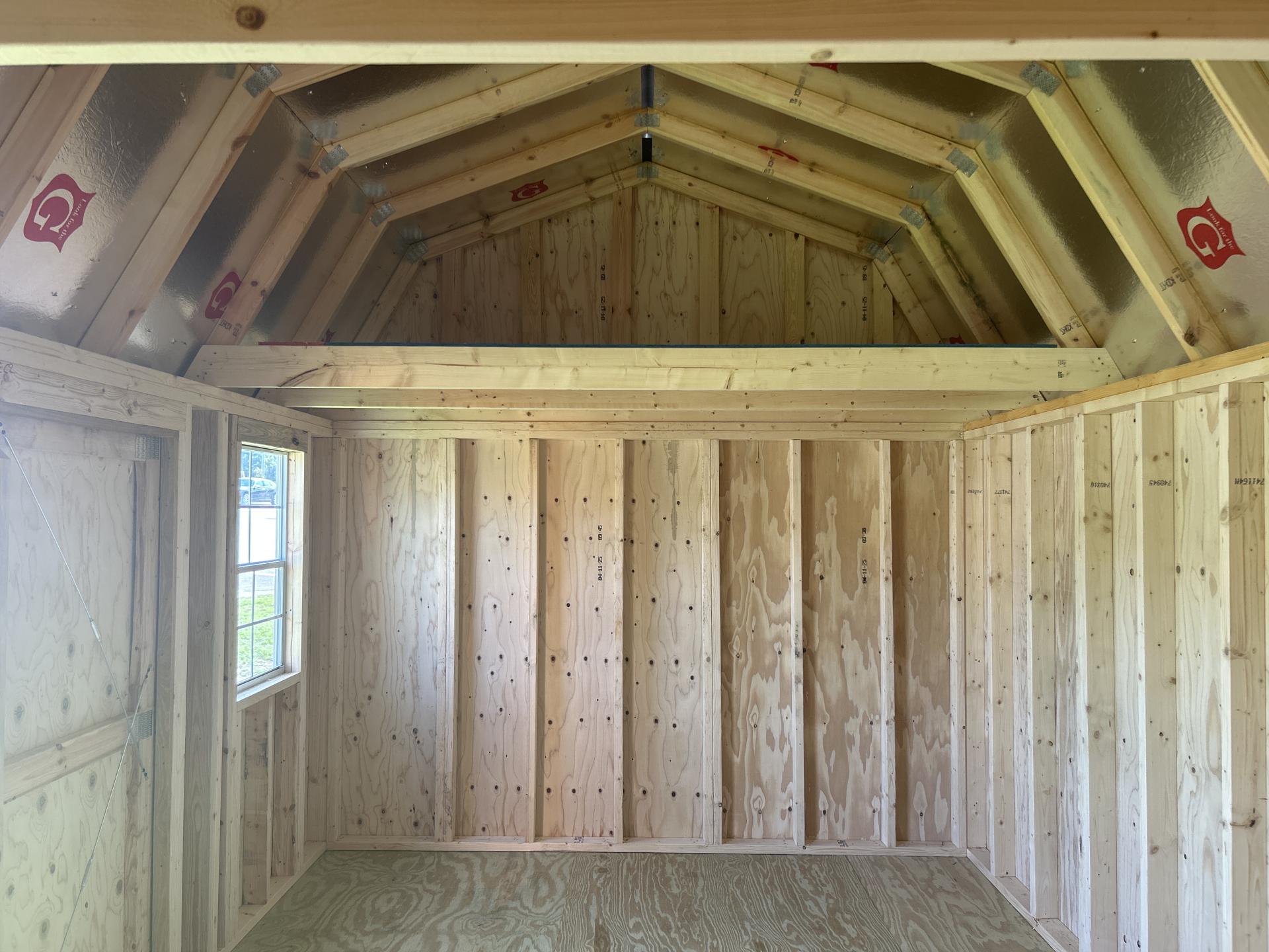 10x16 SIDE LOFTED BARN