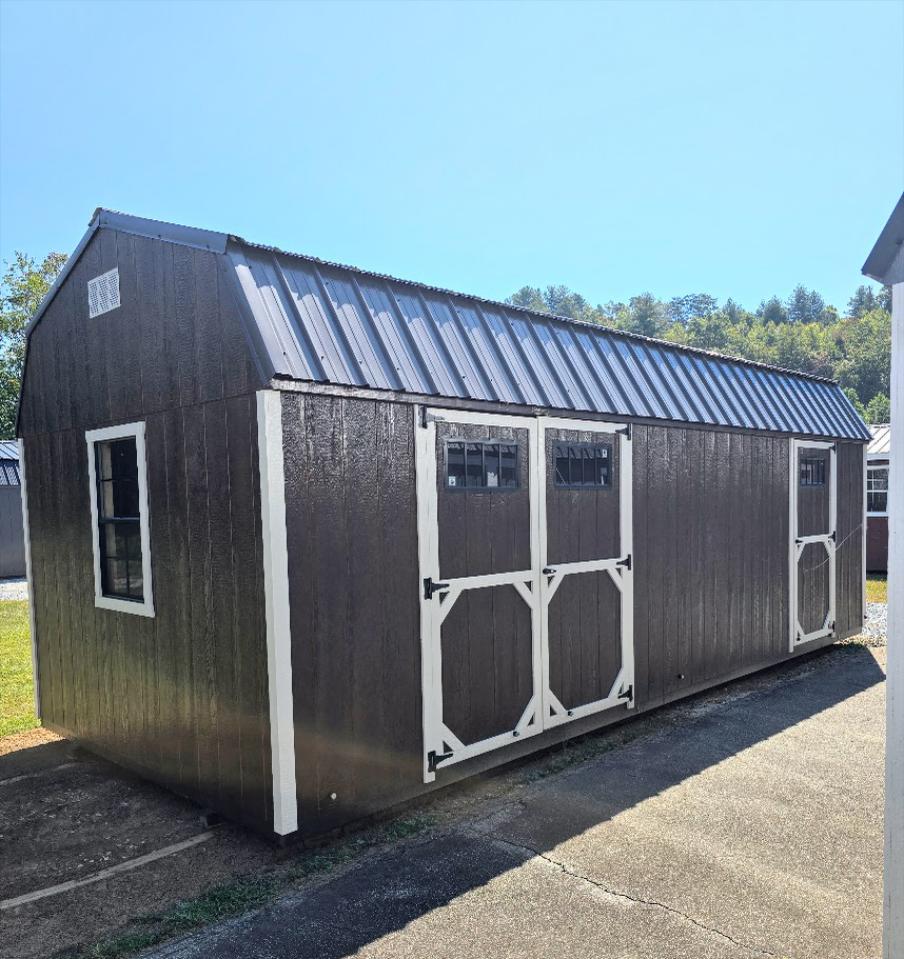 $1,013 off! -10x24 BARN W/DIVIDER WALL/100 AMP ELECT./WORKBENCH & MORE - $9,118 OR $360DOWN & $360/MO - FREE DELIVERY & BLOCKS
