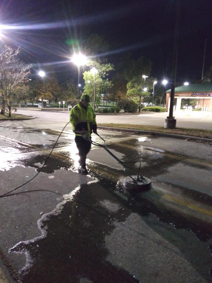 Parking Lot Cleaning