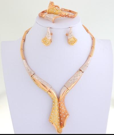 Gold Plated Necklace Set