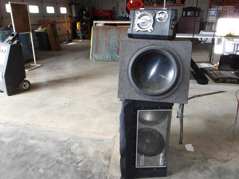 Audio Equipment up for auction Saturday September 5th before the car auction at 10am