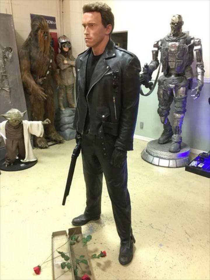Life Size Terminator Arnold Schwarzenegger