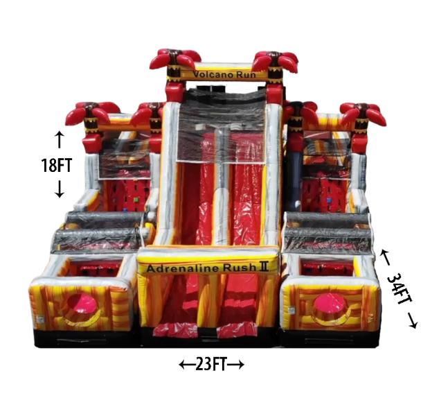 Volcano Run Obstacle Course