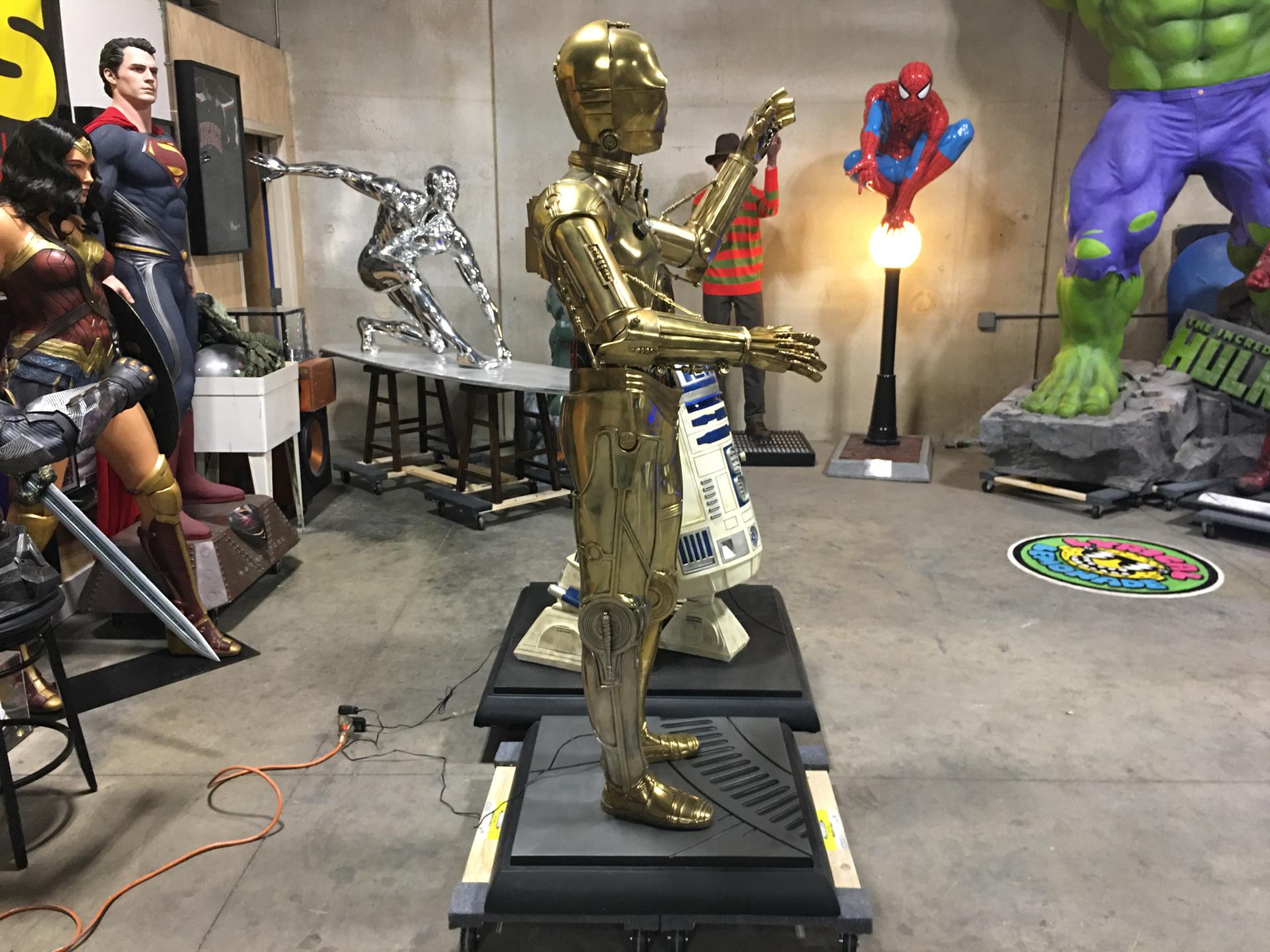 Life Size Side Show Version 1 Star Wars R2D2 and C3P0