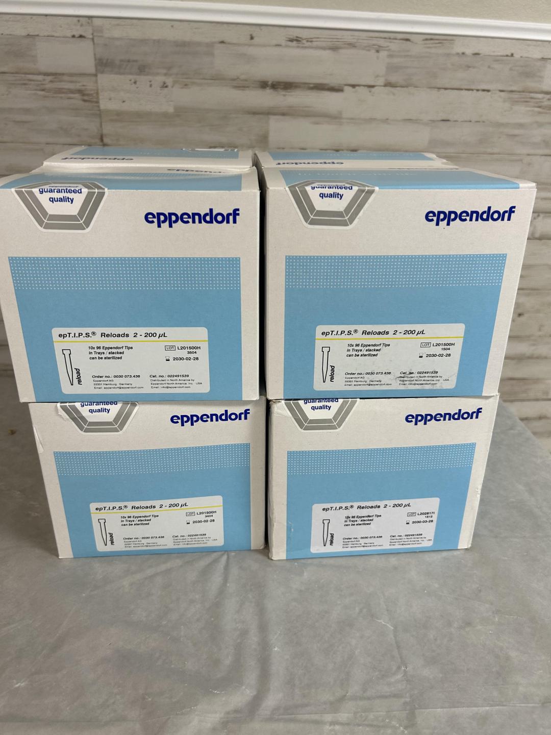 Eppendorf Tips in trays