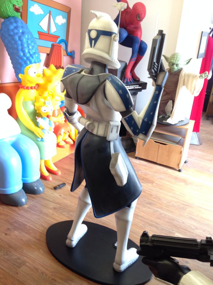 Life size best sale clone trooper statue