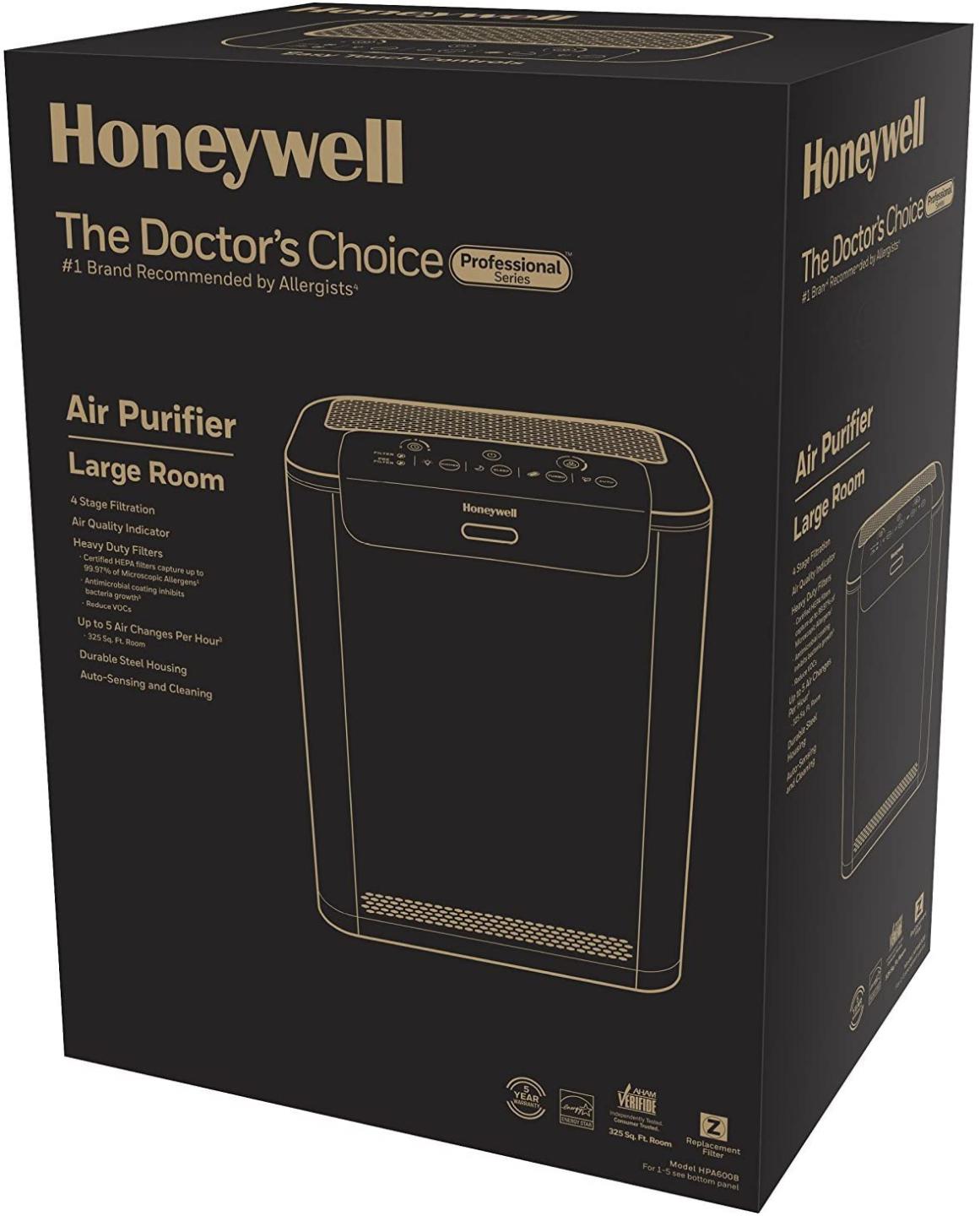 Honeywell HPA600B Professional Series True HEPA Air Purifier