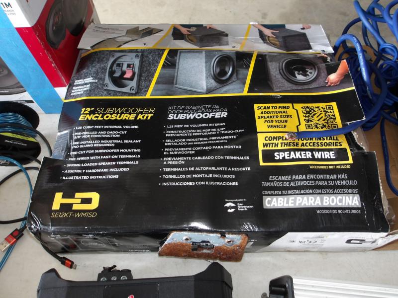 Audio Equipment up for auction Saturday September 5th before the car auction at 10am