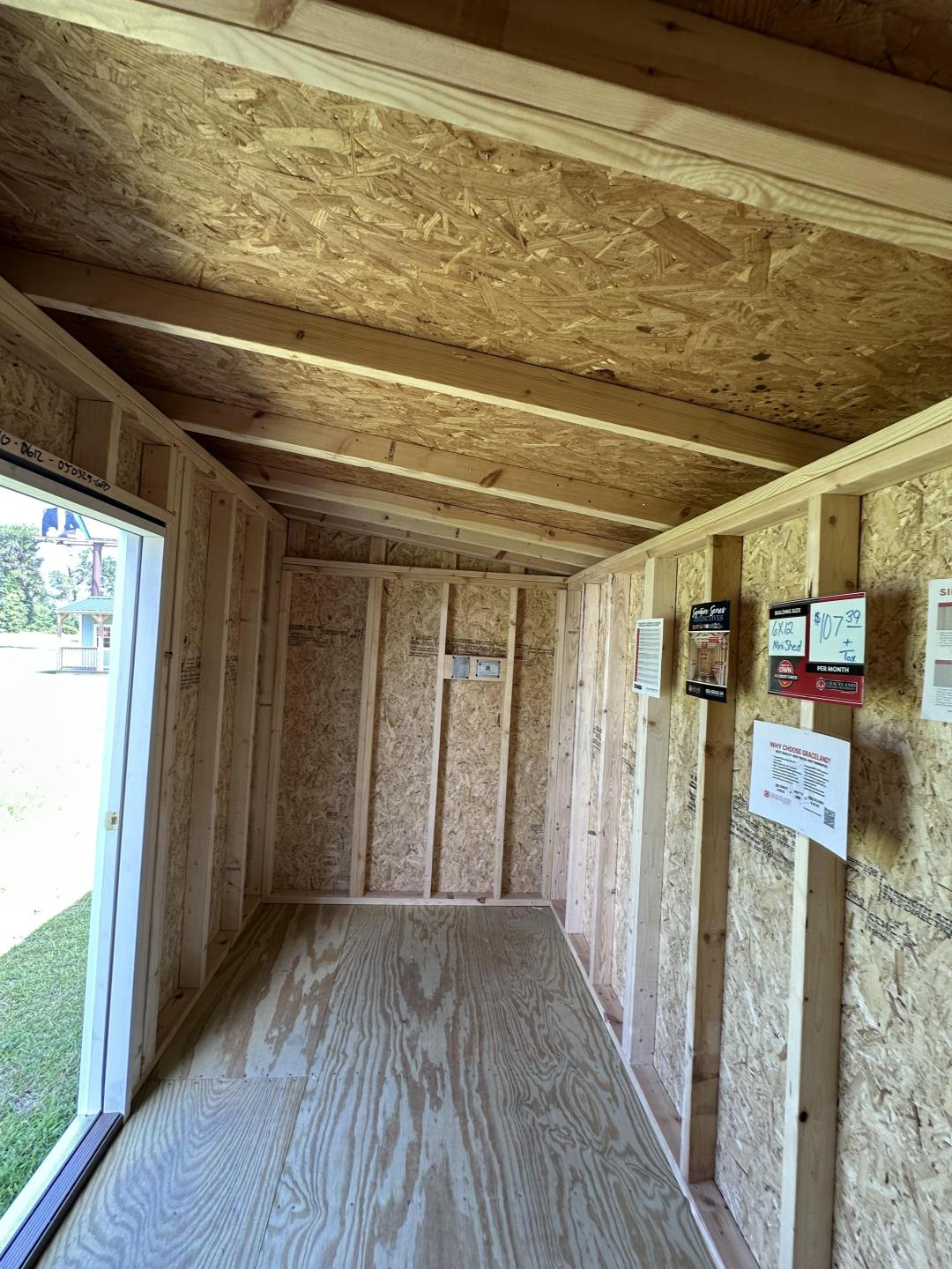 Graceland 6x12 Mini Shed - Essential Series
