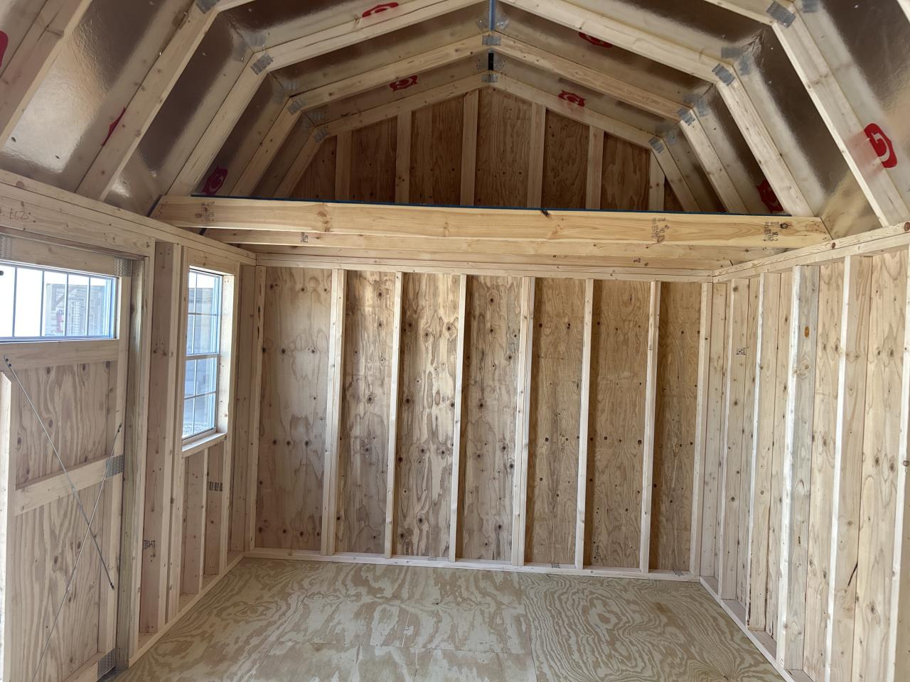 10x16 SIDE LOFTED BARN