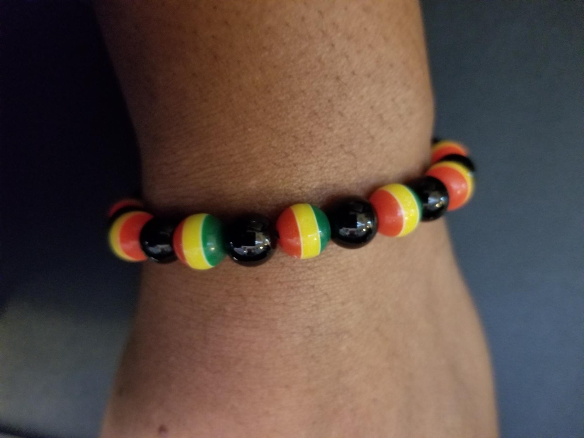 Red Green Yellow and black