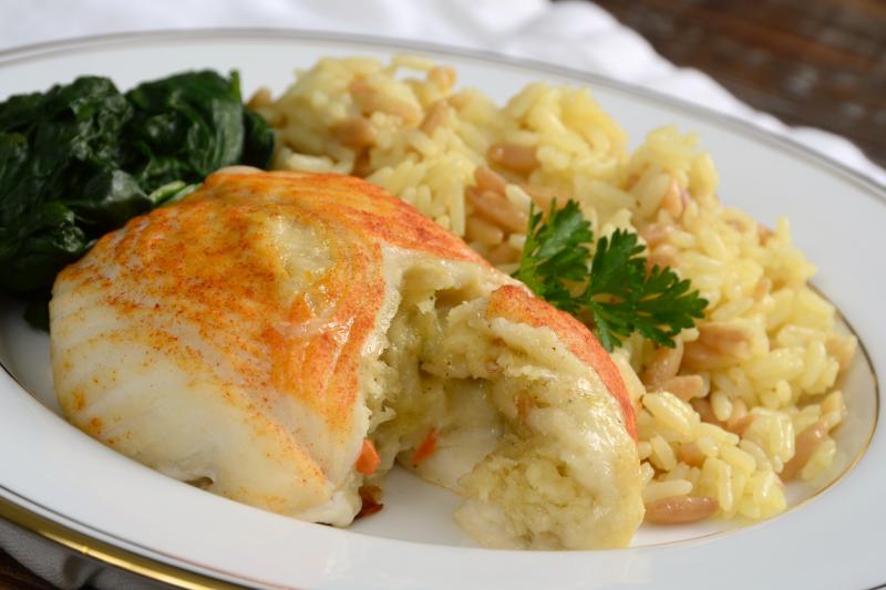 Stuffed Flounder/Tilapia