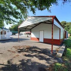 20x20x8 Combo Unit Carport