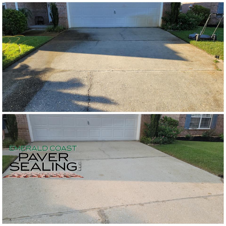 &nbsp;Concrete Driveway Cleaning and Sealing