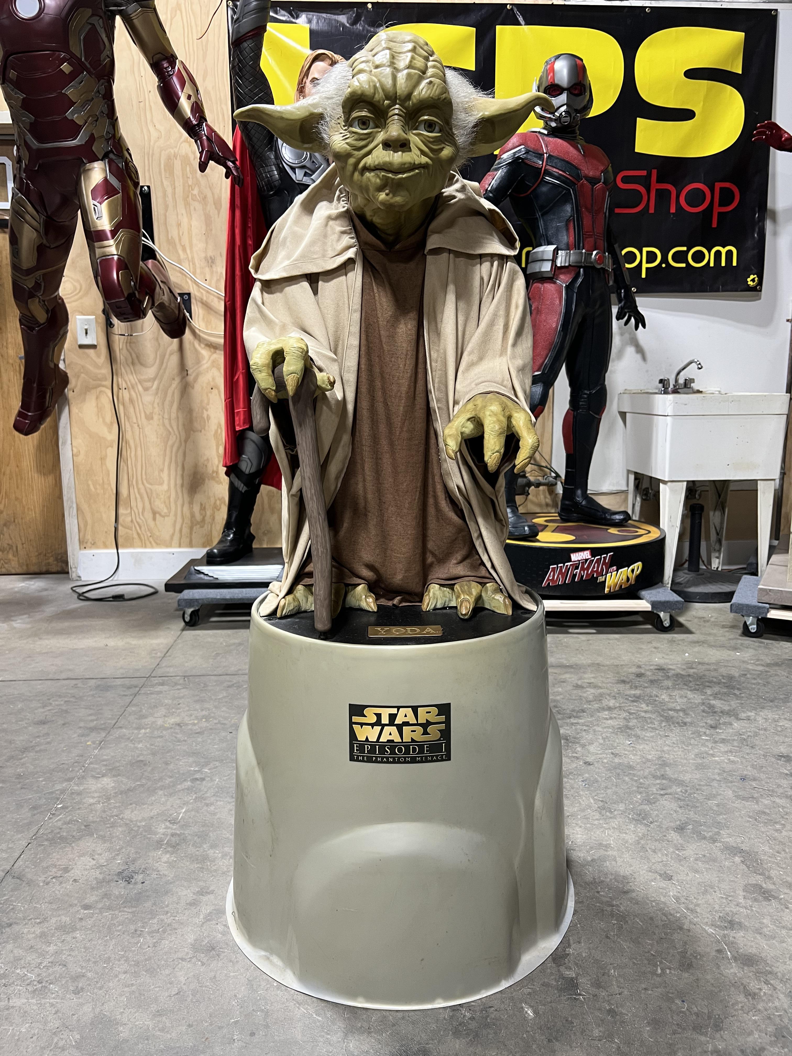 Yoda statue life online size