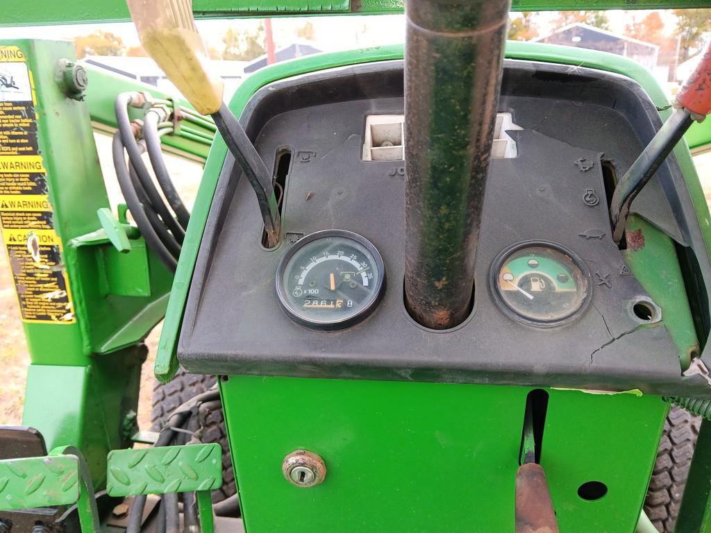 John Deere 955 Tractor with Bucket & Back Blade - Item # 131