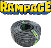 Rampage 100 ft Smooth Gray 3/8" Single Wire Hose 4300 PSI