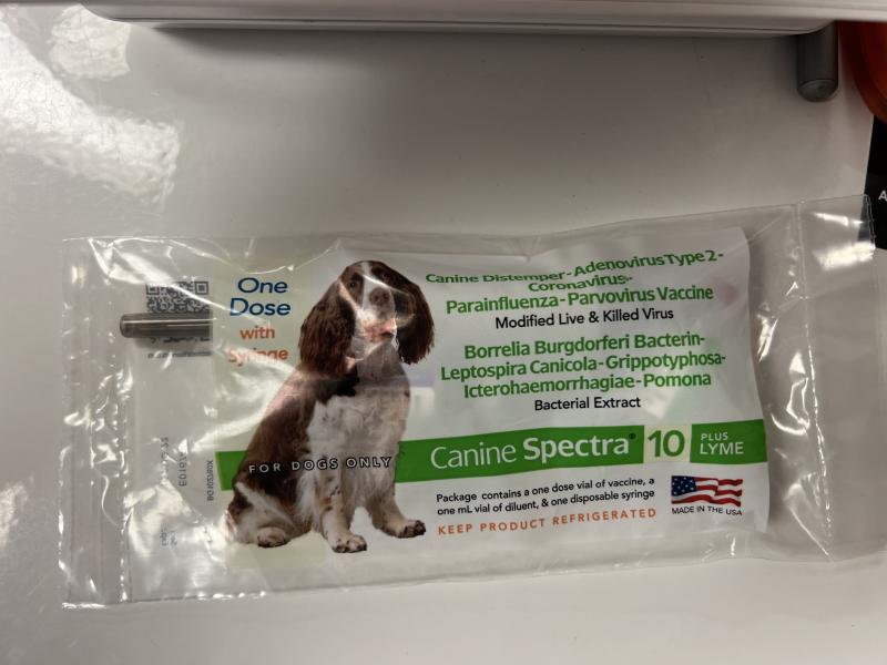 5 way dog vaccine tractor clearance supply