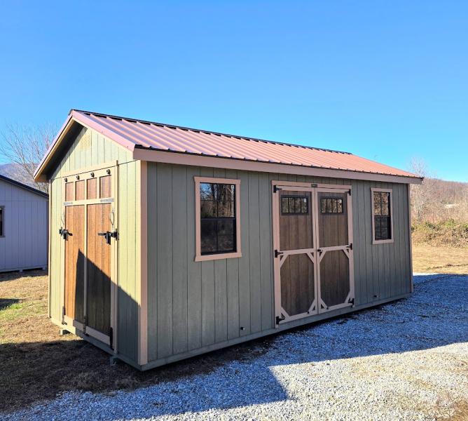 SAVE 10% -10x20 DELUXE TALL WALL BUILDING - RAMP DOOR & ELECTRICAL PACKAGE - $7,241 - $286 DOWN & $286/MO - NO CREDIT CHECK -FREE DELIVERY & BLOCKS (50 - miles)