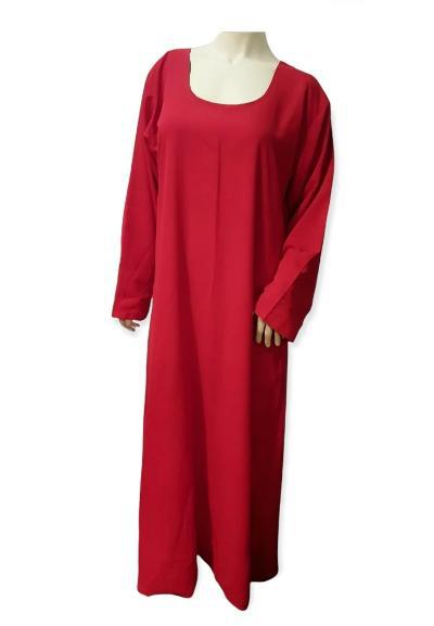 Embroidered Fuchsia Abaya Dress