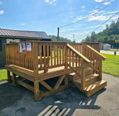 PRE-BUILT DECKS - 8 x 12 WITH STAIRS $2,695 + tax OR $250/Down & $125/Mo RENT TO OWN - NO CREDIT CHECK - EVERYONE APPROVED - MANY SIZES & COLORS AVAILABE!