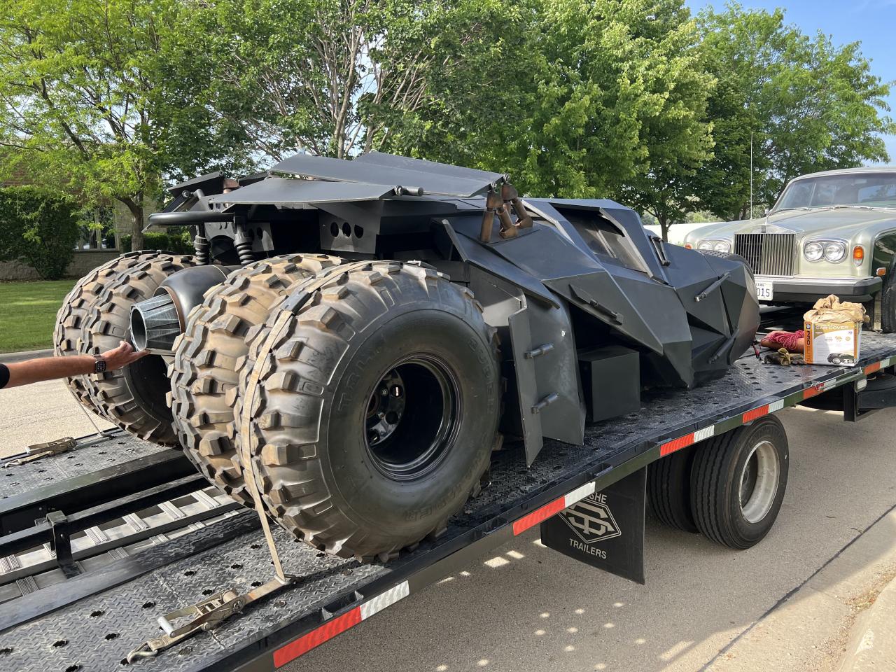 Dark Knight Batman and Batmobile
