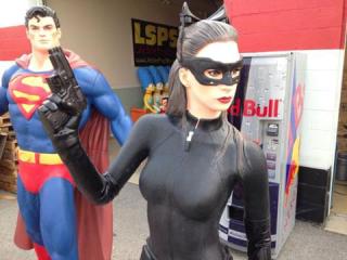 Life Size "Dark Knight Rises" Batman and Catwoman