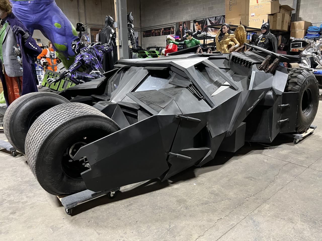 Dark Knight Batman and Batmobile