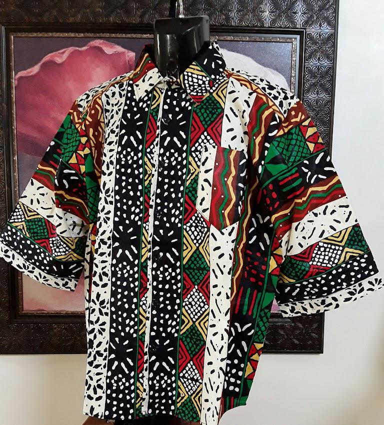 African Print Shirt for Men