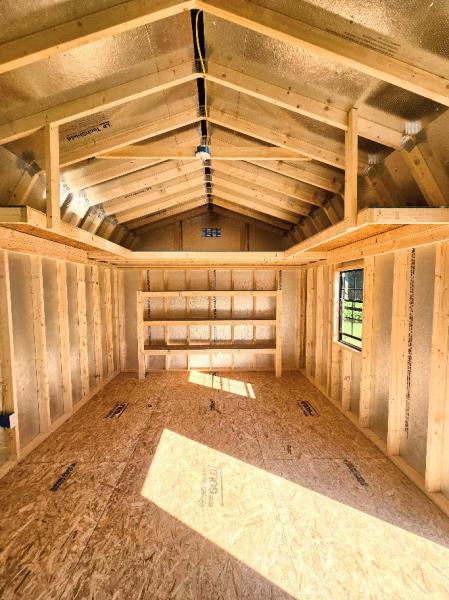🔥SAVE 15% - $1,379 OFF - 12X16 BARN w/ELECTRICAL -  $7,817 or $309 DOWN - $309/Mo - NO CREDIT CHECK - FREE DELIVERY & BLOCKS (50 miles)